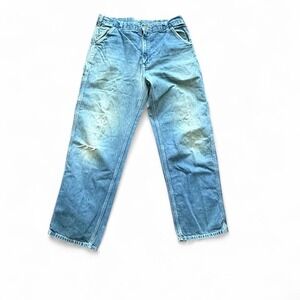 Carhartt Carpenter Jeans – Men's 36x32 – Blue Denim Work Pants